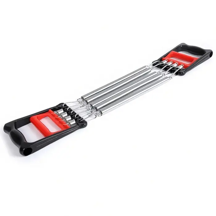 Spring Chest Expander Fitness Strength - Adjustable Resistance - NayaBazar